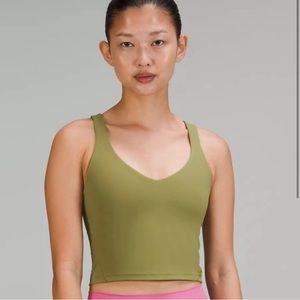 lululemon align tank in bronze green BRZG 10